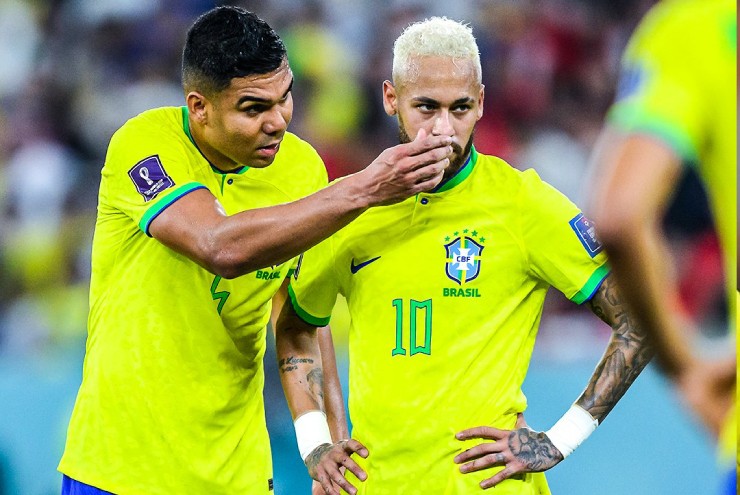 Casemiro và Neymar là bạn thân ở ĐTQG Brazil