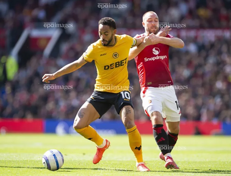 Ước mơ của Cunha là chơi bóng cho Manchester United. ẢNH: EPA