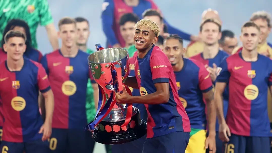 Barca đăng quang 2 mùa La Liga từ 2022 đến nay, nhưng Atletico Madrid là đội được dự Club World Cup