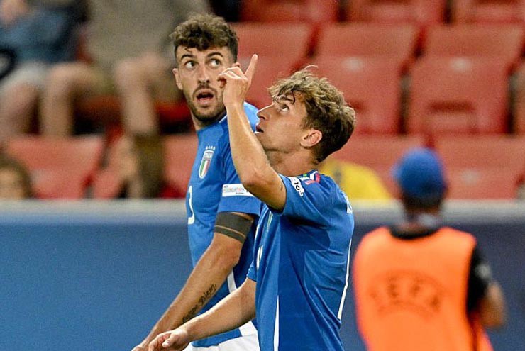 Baldanzi mang tới khác biệt cho U21 Italia
