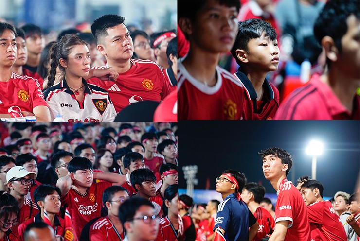 Tiếng còi kết thúc trận vang lên cũng là lúc niềm hy vọng của các fan MU vụt tắt.