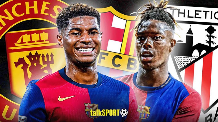 Chủ tịch Barca chiêu mộ Rashford, thay vì Nico Williams