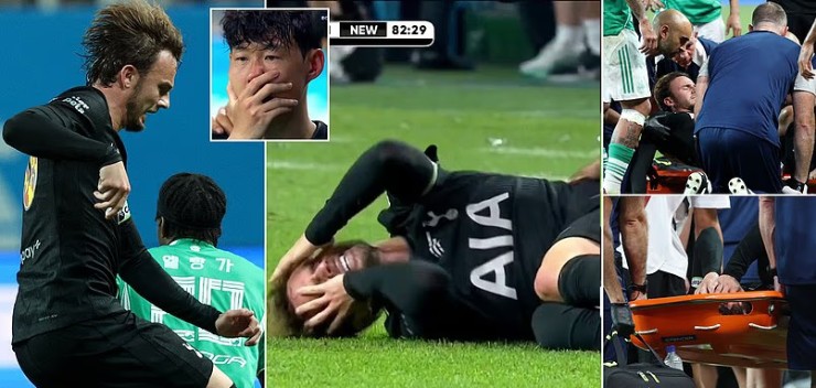Maddison chấn thương nặng trong trận đấu chia tay Son Heung Min của Tottenham