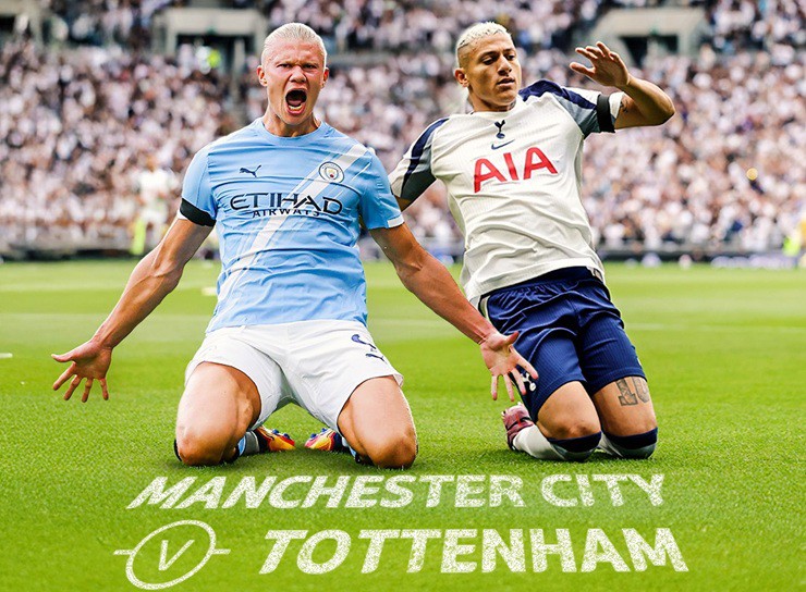 Tottenham và Man City đều thắng tưng bừng ở trận ra quân Ngoại hạng Anh