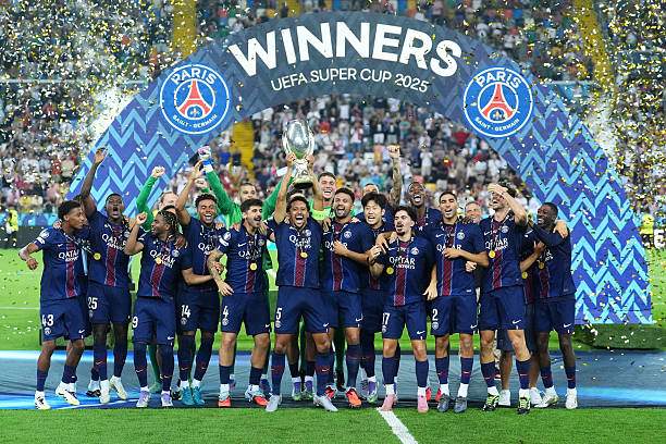 PSG, nhà vô địch Siêu cúp châu Âu 2025.
