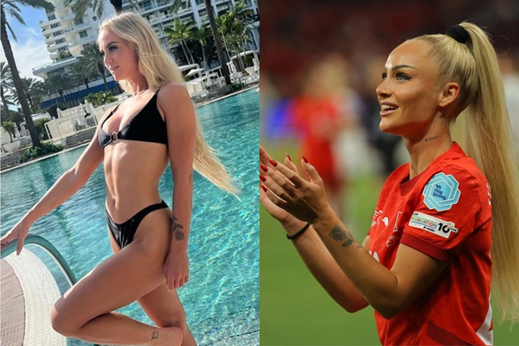 "Nữ hoàng" Alisha Lehmann diện bikini tâng bóng, hút hàng triệu lượt xem vì quá đẹp - 9