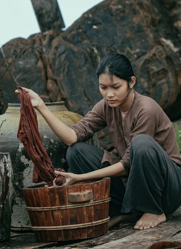 Thanh Tú khi đóng phim 'Người bất tử' của Victor Vũ, năm 2018.