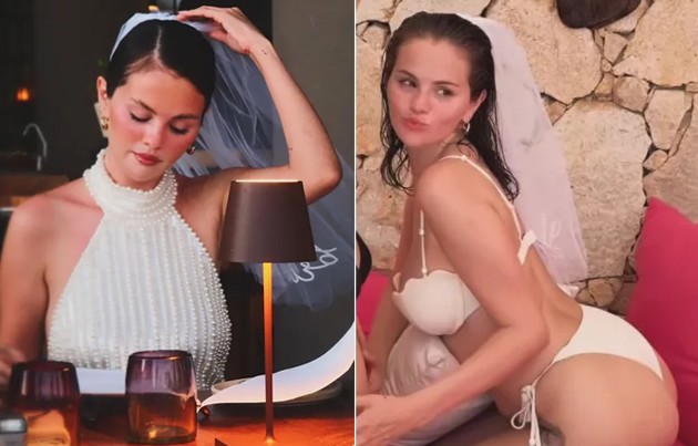 Selena Gomez trong tiệc độc thân. Ảnh: Instagram