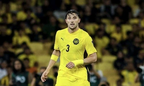 Facundo Garces trong màu áo ĐT Malaysia