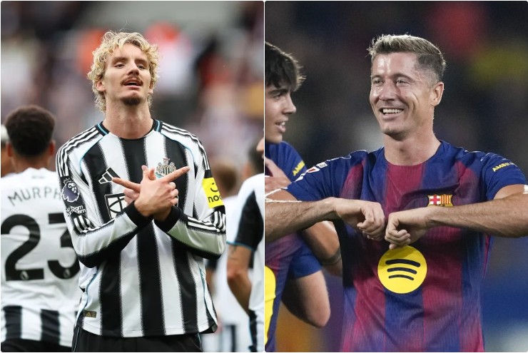 Newcastle đối đầu với Barcelona