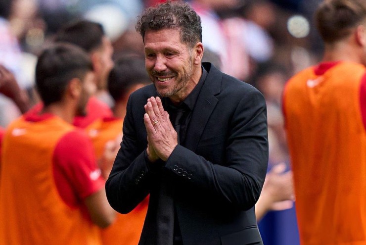 Simeone bật khóc ngay trên sân&nbsp;
