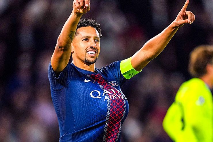 Marquinhos ghi bàn cho PSG chỉ sau 133 giây