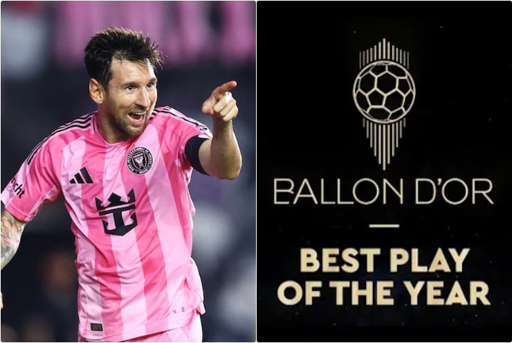 Messi cùng Inter Miami có tên trong đề cử hạng mục "Pha phối hợp của năm"