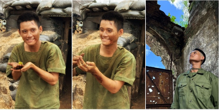 Chân dung chiến sĩ Tú 'Mưa đỏ' bị bom nổ, chìm dưới sông nhói lòng khán giả - 2