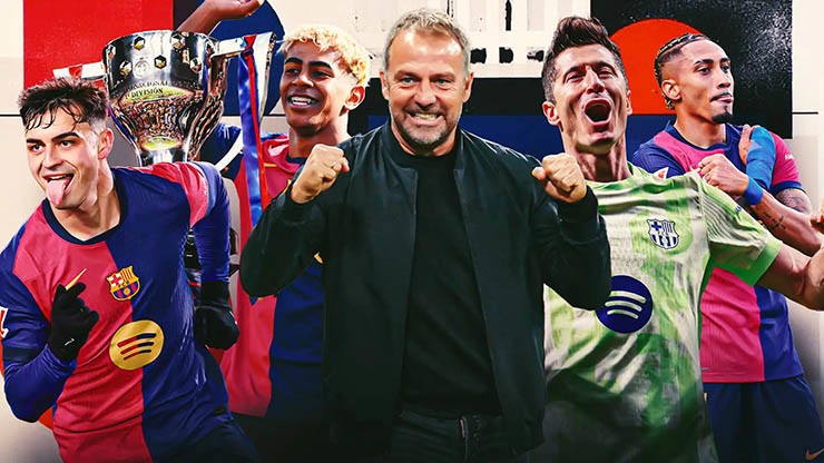Barca gặt hái thành công ở mùa đầu tiên của HLV Flick