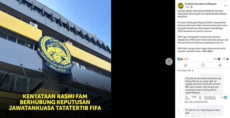 Malaysia bị FIFA phạt nặng: Báo chí thế giới phẫn nộ, fan đòi giáng chức - 4