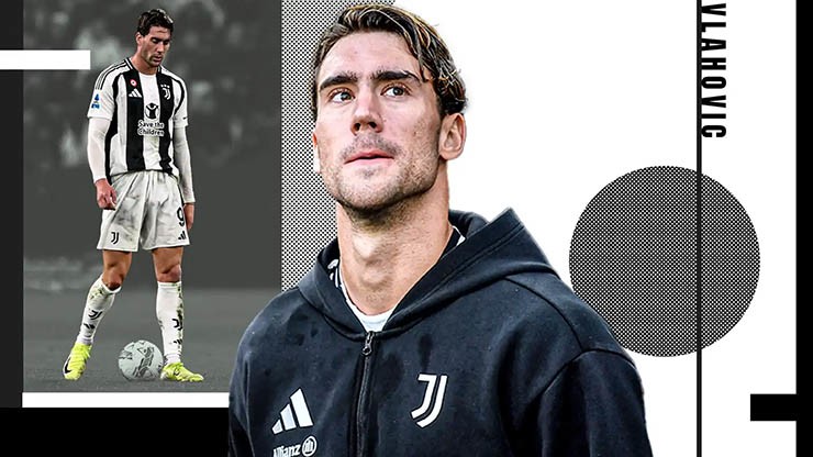 Tiền đạo Vlahovic của Juventus