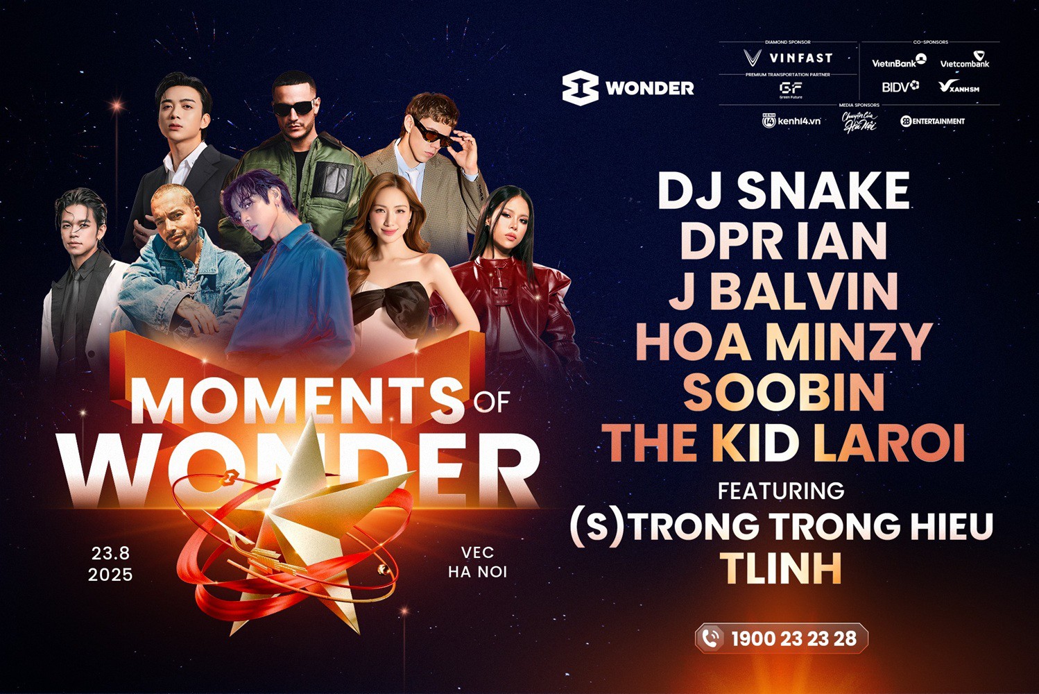 The Kid LAROI sẽ biểu diễn trên sân khấu Moments of Wonder cùng DJ Snake, DPR Ian, J Balvin,…