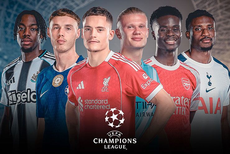 6 CLB Anh dự Champions League mùa 2025/26, số đội nhiều nhất trong lịch sử giải đấu đến từ 1 quốc gia