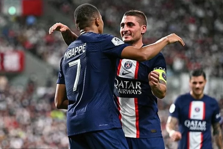 Mbappe và Verratti từng là đồng đội tại PSG