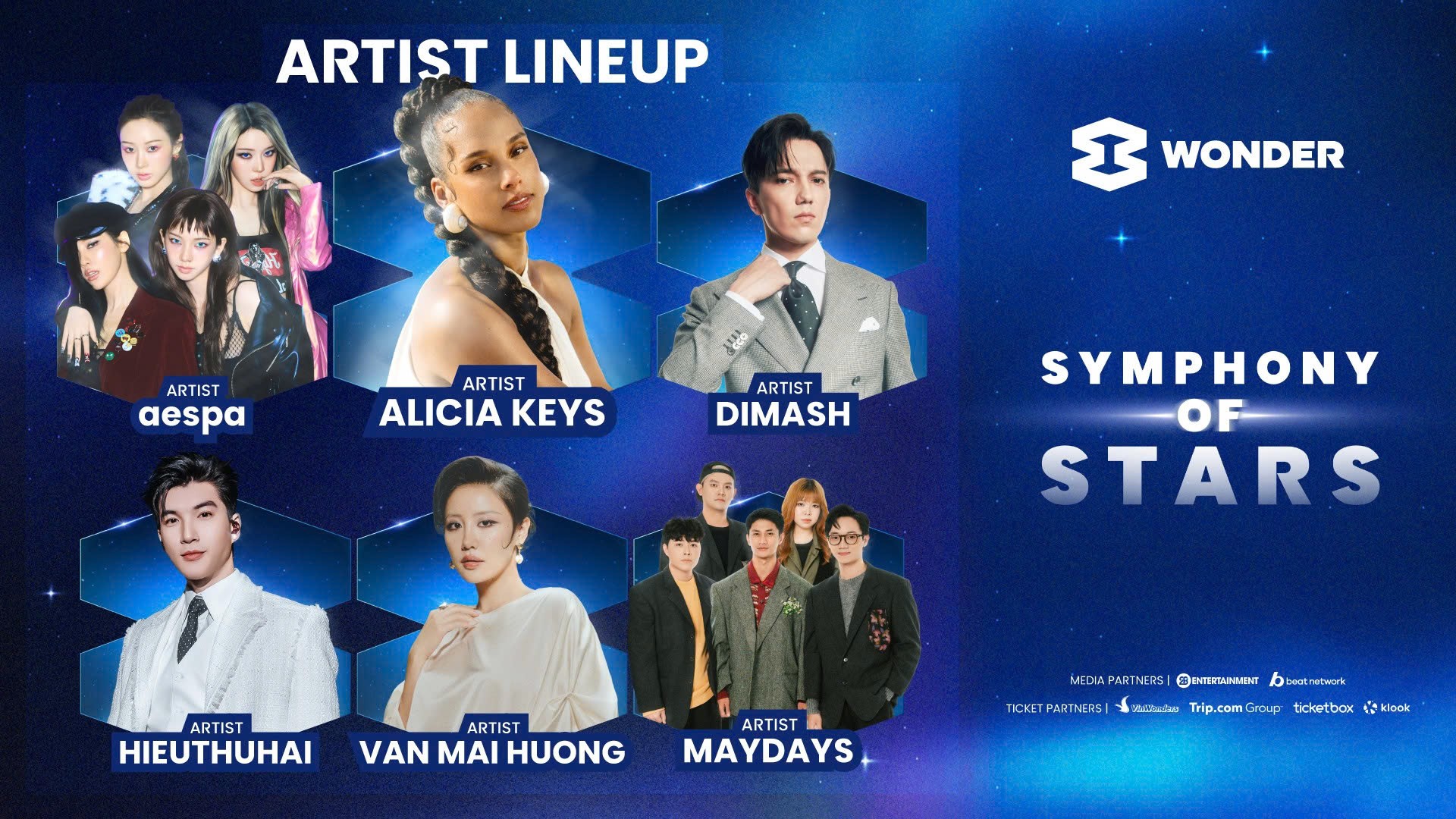 Alicia Keys, aespa, Dimash cùng dàn sao Việt “đổ bộ” 8Wonder Winter 2025 - 1