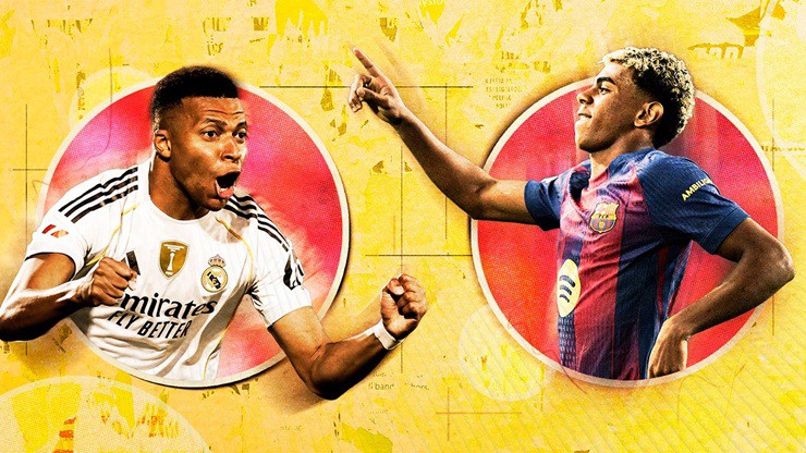 Mbappe và Yamal vẫn sẽ là hai cái tên được chú ý nhất trong trận Siêu kinh điển sắp tới
