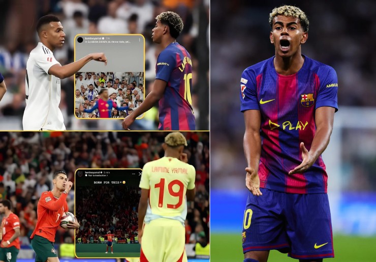 Yamal đã phải nhận những "bài học" thích đáng từ Ronaldo và Mbappe
