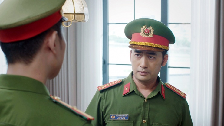 Bảo Anh trong vai chiến sĩ công an Quyết Thắng - phim "Lằn ranh" lên sóng VTV1 từ 22/10 tới.