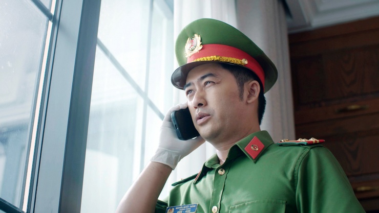 Bảo Anh nói đóng vai công an thì loại trừ các cảnh nóng hay nhạy cảm. 