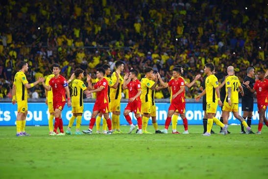 ĐT Malaysia trong chiến thắng 3-0 trước ĐT Việt Nam tại vòng loại Asian Cup 2027.