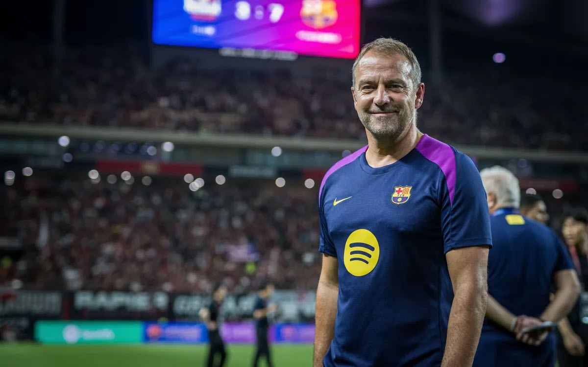 HLV Hansi Flick đang cân nhắc khả năng chia tay Barcelona sau mùa này